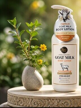 Shower Mate Goat Milk Body Lotion with Manuka Honey - Nourishing Hydration